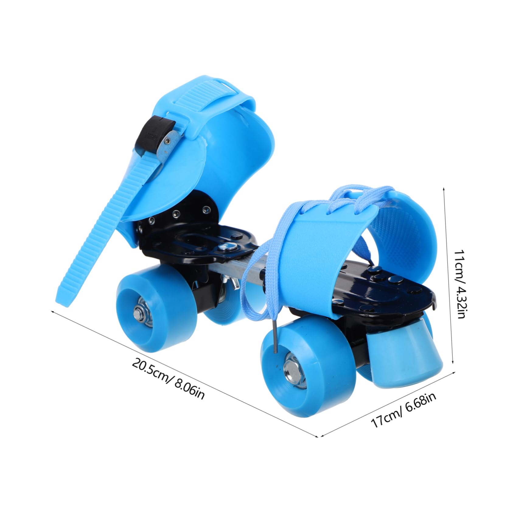 FOYTOKI Shoes Boys and Girls Double Row Skates Boys and Girls Roller Skates Shoes Children Comfortable and Easy to Wear for Outdoor Play