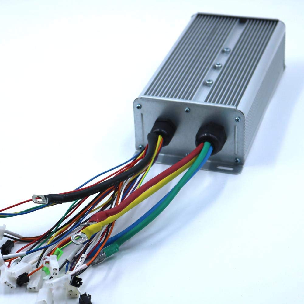 Centralina Bici Elettrica 48-72V 3000W 80Max Controller motore BLDC, Controller a velocità sfuriato EV