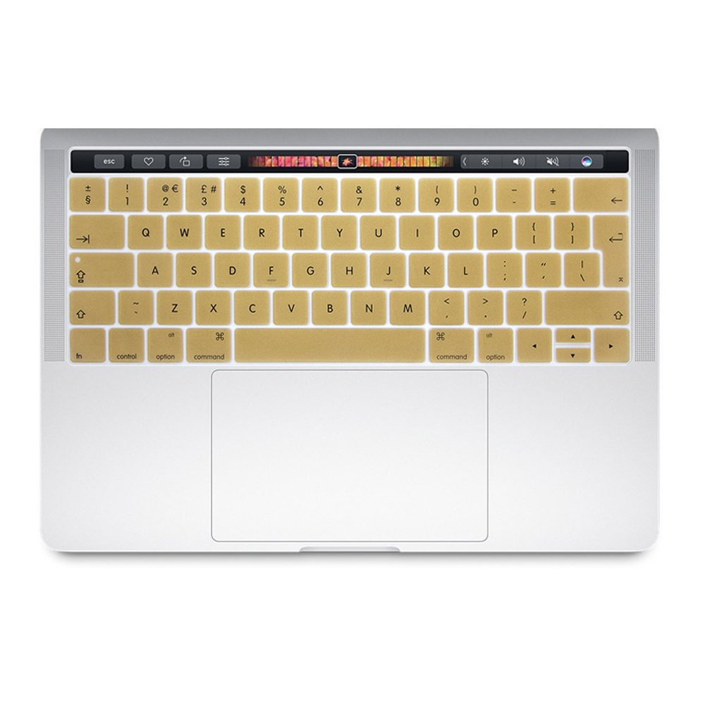 Se7enline Compatible with Macbook Keyboard Cover Skin for Mac Neo & Air 13/15 & Pro 14/16 inch (M5 M4 M3 M2 M1 A18 Pro) 2026/2025/2024/2023/2022/2021 Silicone Waterproof Dustproof EU Layout,Black — view 103