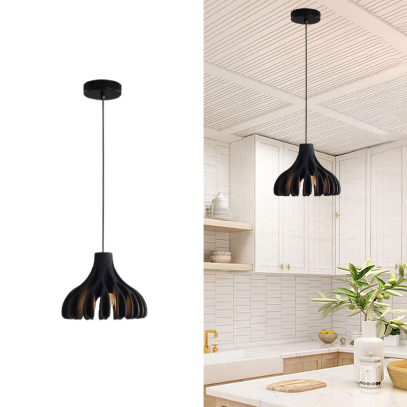 SYAXVOM Colorful Nordic Pendant Lamp - Adjustable 80in Chandelier for Bedroom, Living Room, Dining | Minimalist Lighting Fixture(B)