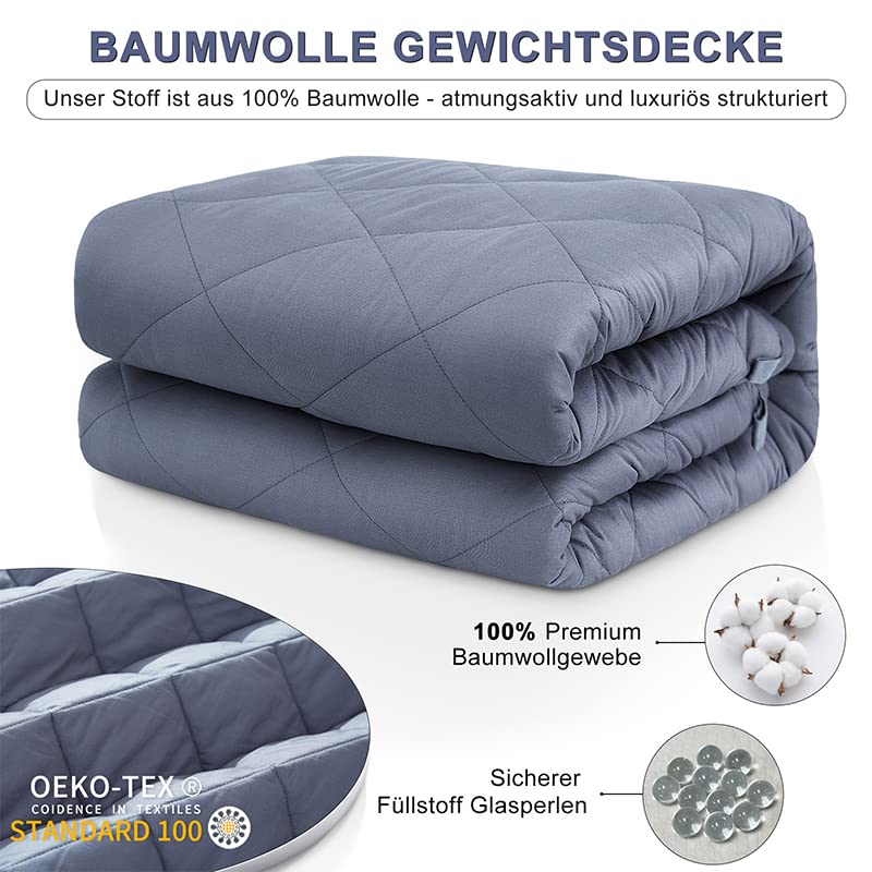 Blnk Gewichtsdecke 135x200 7kg – Therapiedecke Er Produktbild-Vorschau 11