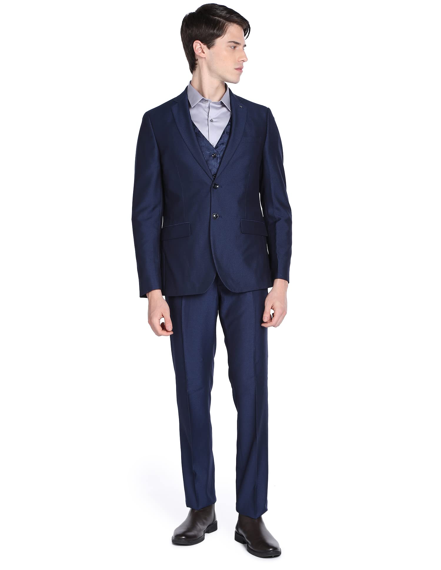 arrow Men's Rayon Single Breasted Business Casual Blazer-picture-27