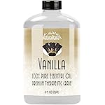 Naturalitana Best Vanilla Essential Oil - Aromatherapy Essential Oil for Diffuser, Soap, Bath Bombs, Candles, and More (8oz Bulk Vanilla)