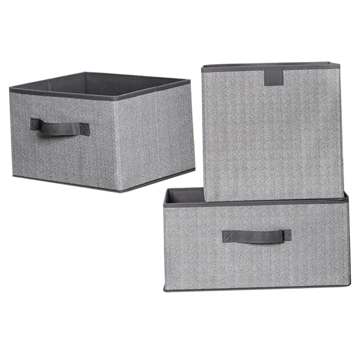 VICASKY 3pezzi Organizzatore per Armadio in Tessuto da Contenitore Portaoggetti per Camera da Letto Organizer per Vestiti e Accessori