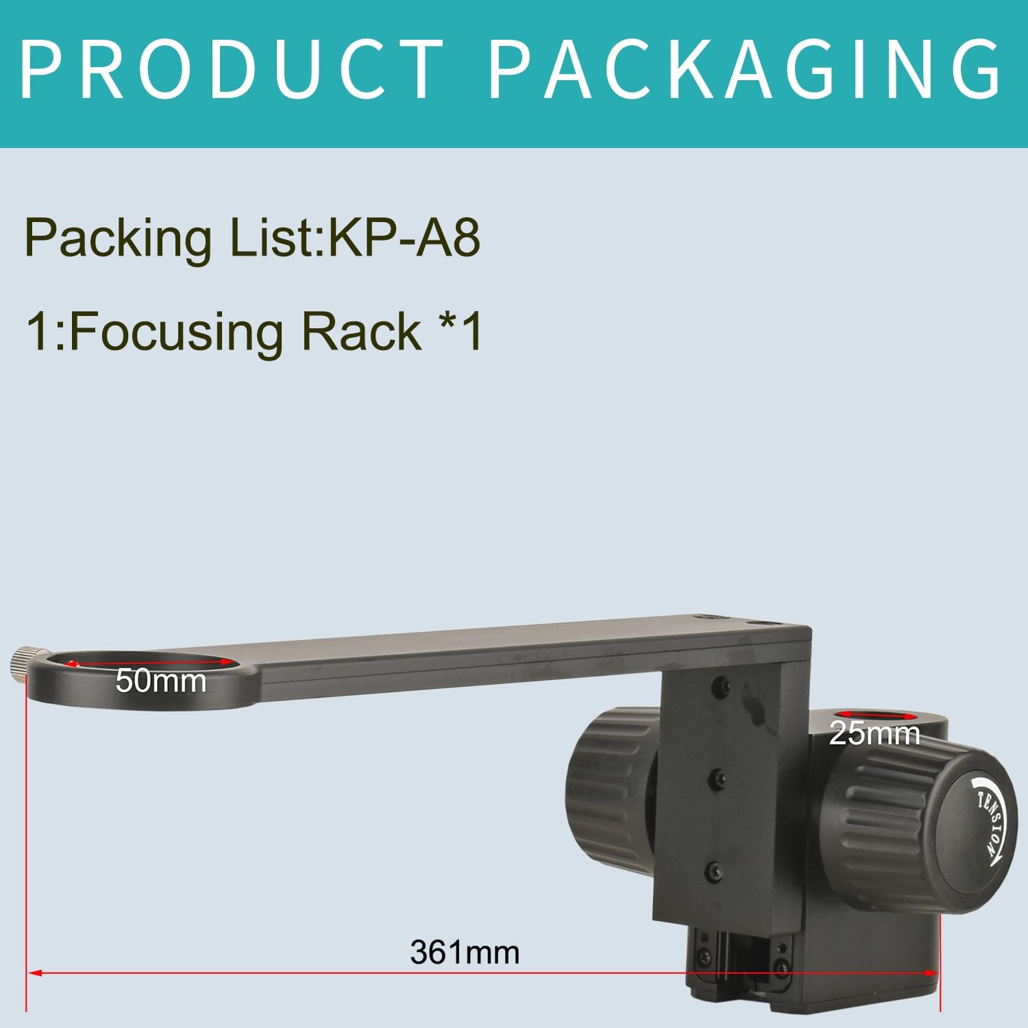 Microscope Focusing Frame Centre Distance 310mm Column Aperture 25mm