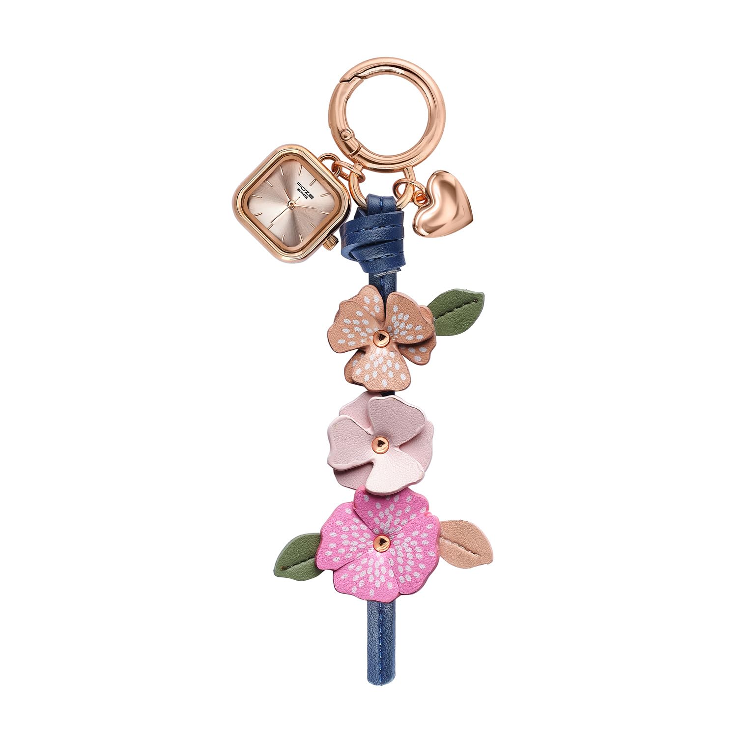 Sonata Poze 7 Analog IPRGDial Pin kLeather-Key Chain Strap Watch for Women - SP80144WD01W-image-30
