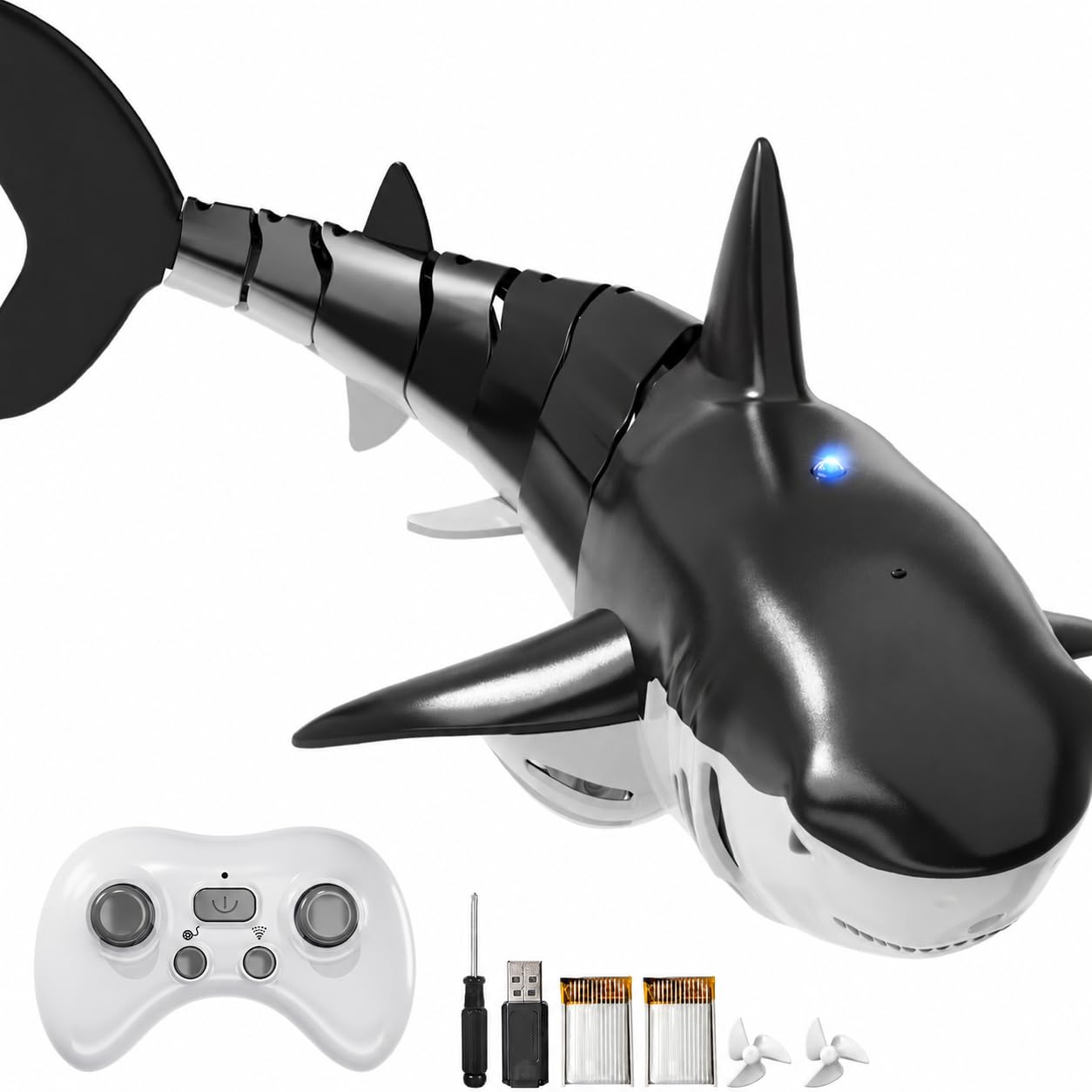 TEMI 2.4GHz Remote Control Shark Toy