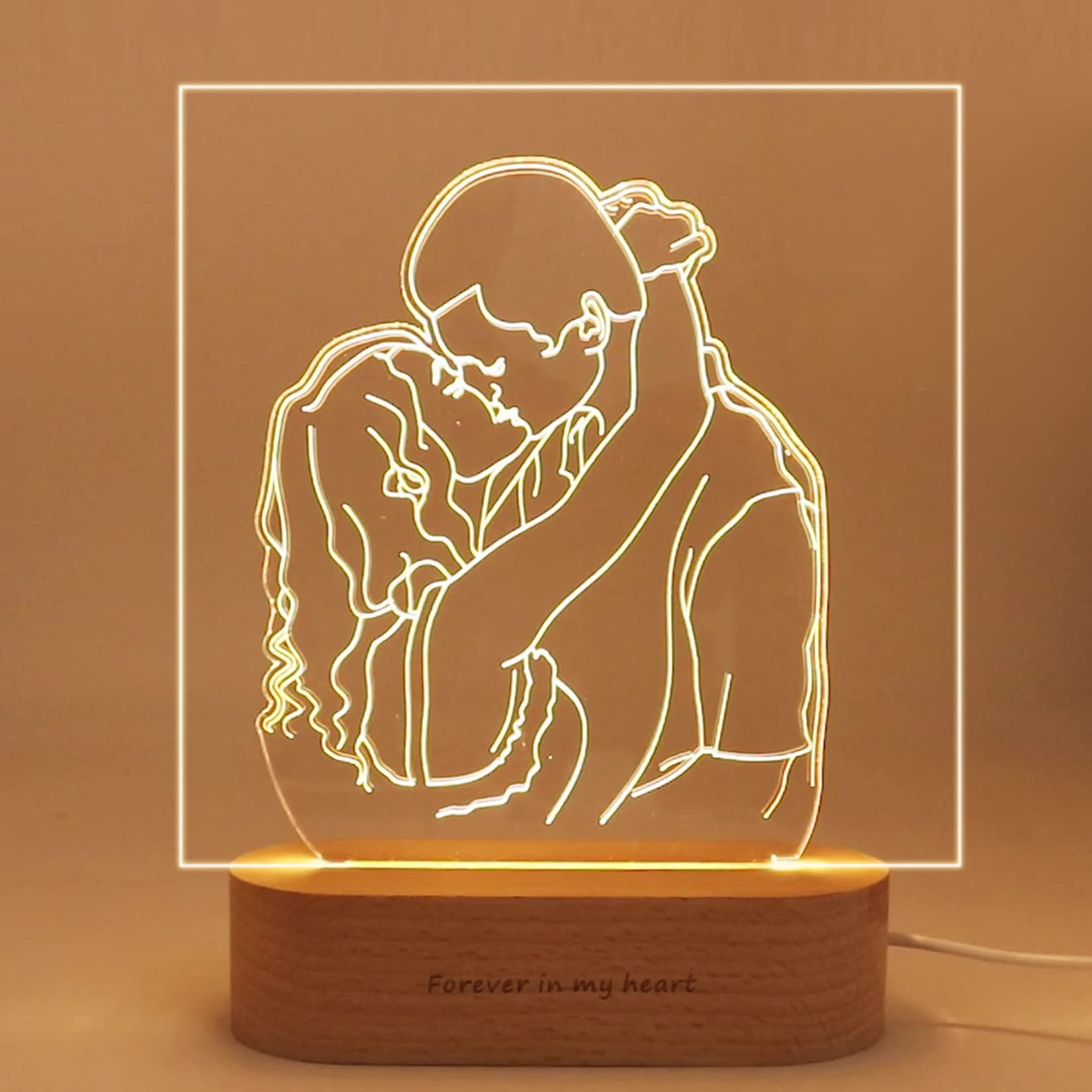 8 Pezzi Pannelli in Acrilico Trasparente, Lastra Pannello Acrilica Trasparente 2mm Rotonda e Quadrato per Base Luminosa a LED Espositore Progetti di Fai-da-te
