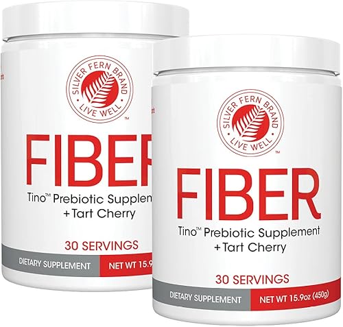 Miniatura 8 de Tino - Suplemento natural de fibra prebiótica sin gluten, con extracto de cereza ácida y extracto de levadura negra de Polycan, mezcla de polvo de
