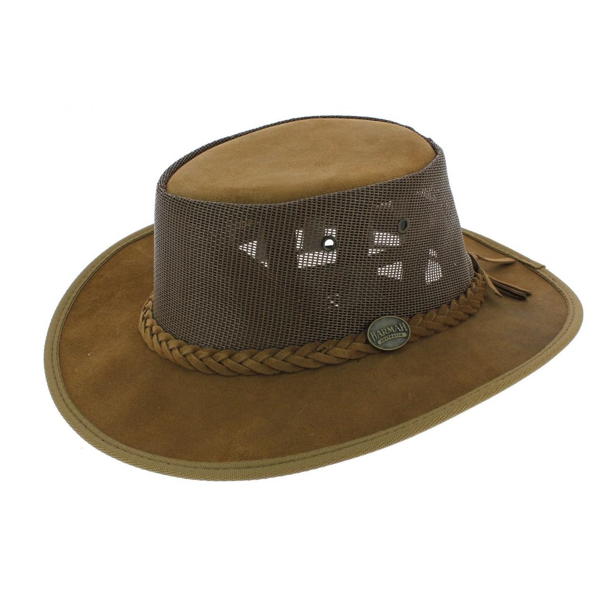 BarmahAustralian Foldaway Cooler Hat Camel