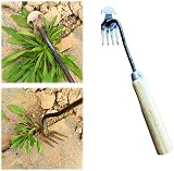 RIYUNE 2023 New Weeding Artifact Uprooting Weeding Tool,High Manganese Steel Forged Weed Puller,Mult