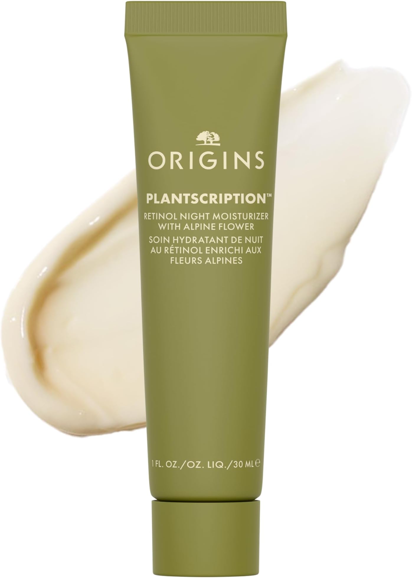 Origins Plantscription Retinol Night moisturiser | Visibly Diminishes Lines, Pores & Uneven Skin Tone | With Peptide & Retinol, 30 ml