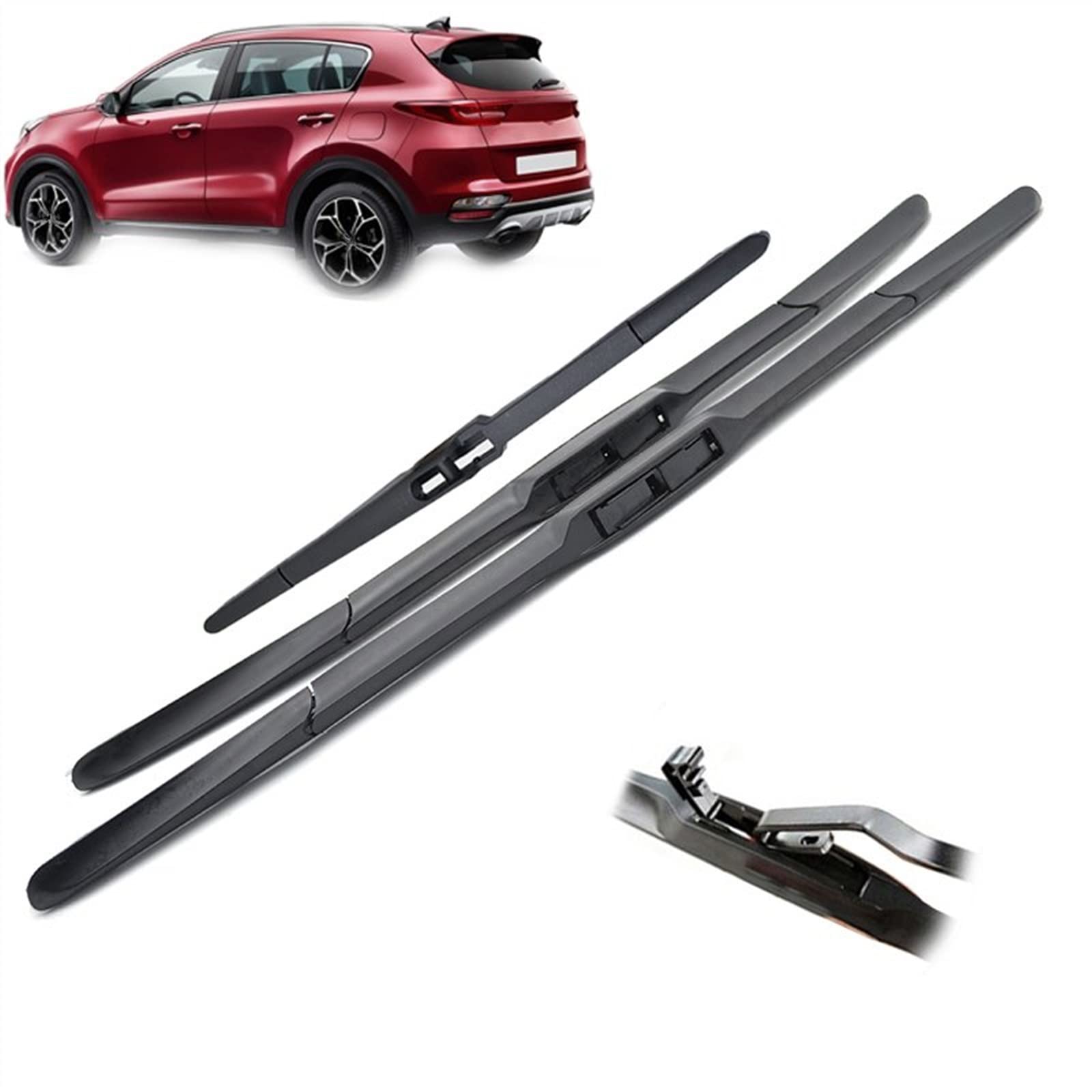 26" 16" 11" Car Window Anteriore Posteriore Tergicristallo Spazzole Set per Kia per Sportage QL 2016 2017 2018 2019 2020