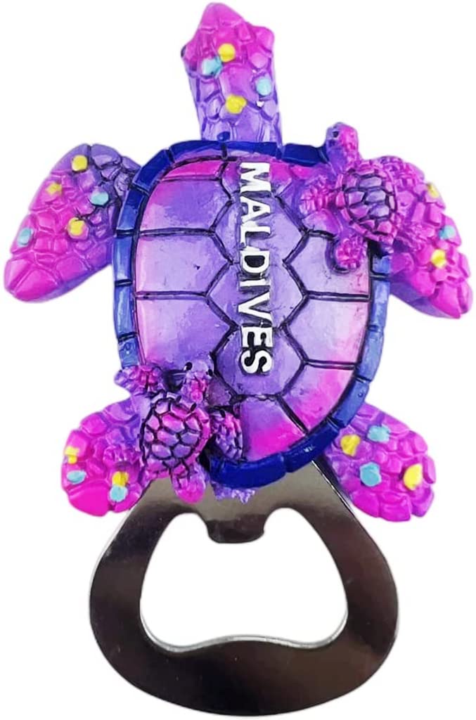 Resin-813 Sea Turtle Maldives Fridge Magnet Refrigerator Magnet Decoration Magnet Sticker Souvenir Resin Crafts