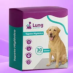 Tapete Higiênico Fralda Absorvente 80X60cm 30 Unidades Econômico p/Cachorro Pet