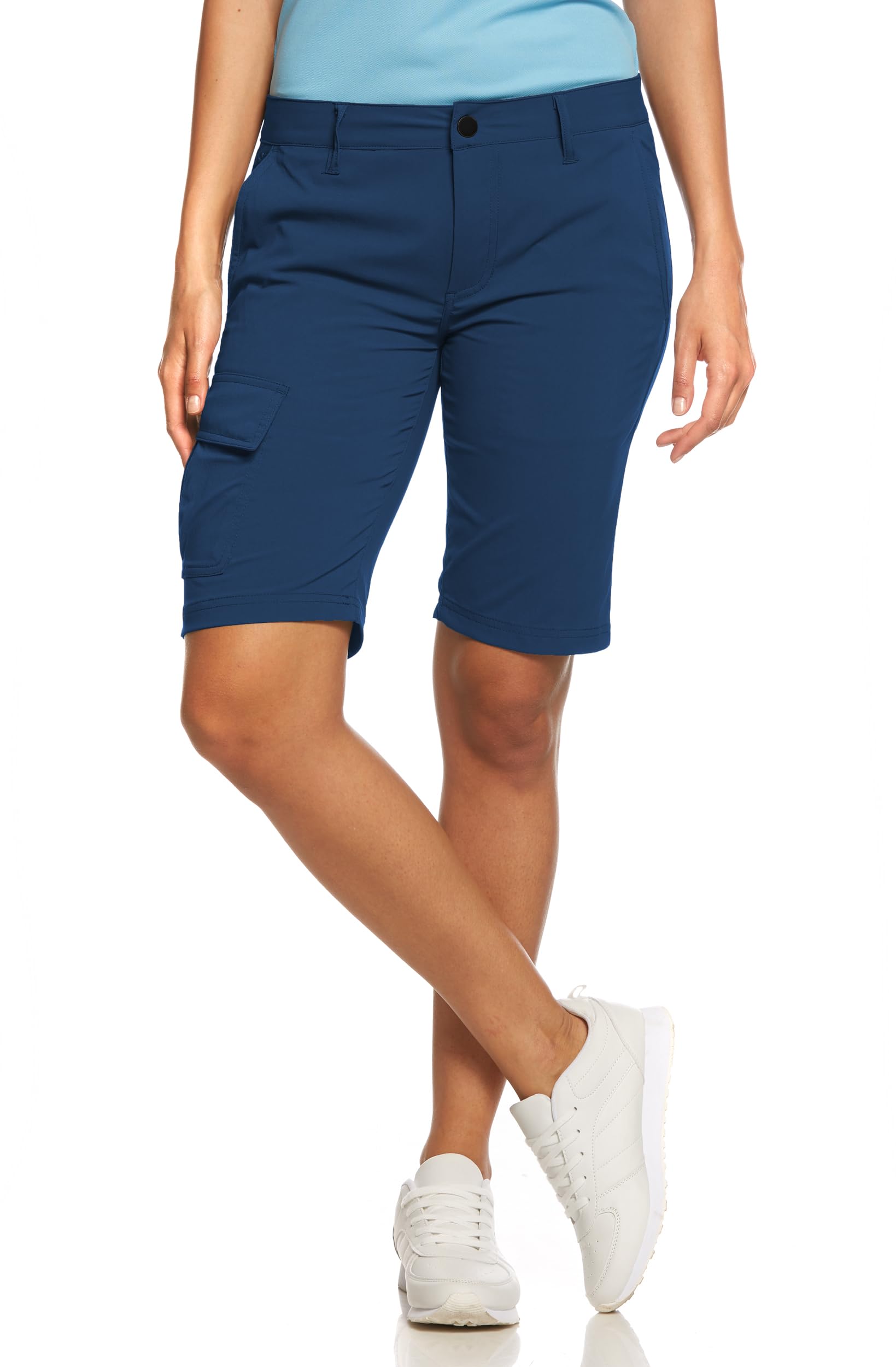 Jeff Green Damen Elastische Schnell Trocknende Kurze Leichte Outdoor Funktions Hose Mina