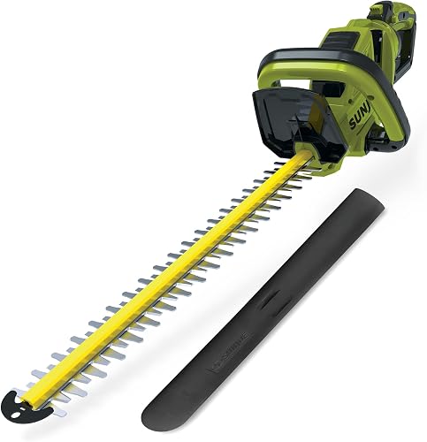 Cordless Hedge Trimmer Tool, 24" Outdoor Lightweight Portable Yard Tool, Bush and Tree Trimmer with Rotating Handle, 24V-X2-24HT-CT