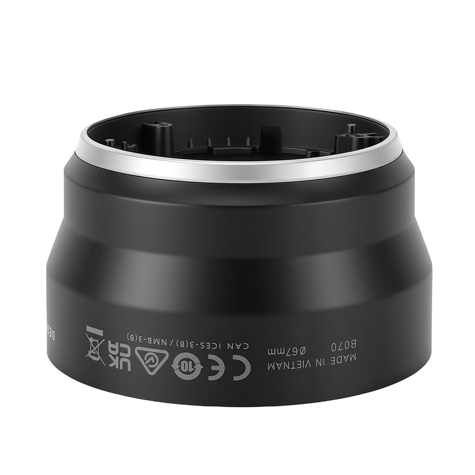 Naroote Bagnetowy Wspornik Tylny Obiektywu Mocujący rurkę cylindryczną Trwała część Naprawcza do Obiektywu 17-70mm F2.8 Di III-A VC RXD Sprzęt Fotograficzny