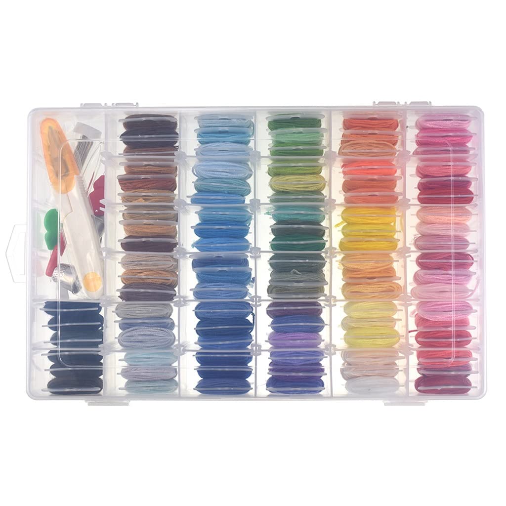 Set Nähsets DIY Multifunktionsbox Handquilten Stickgarn Zubehör