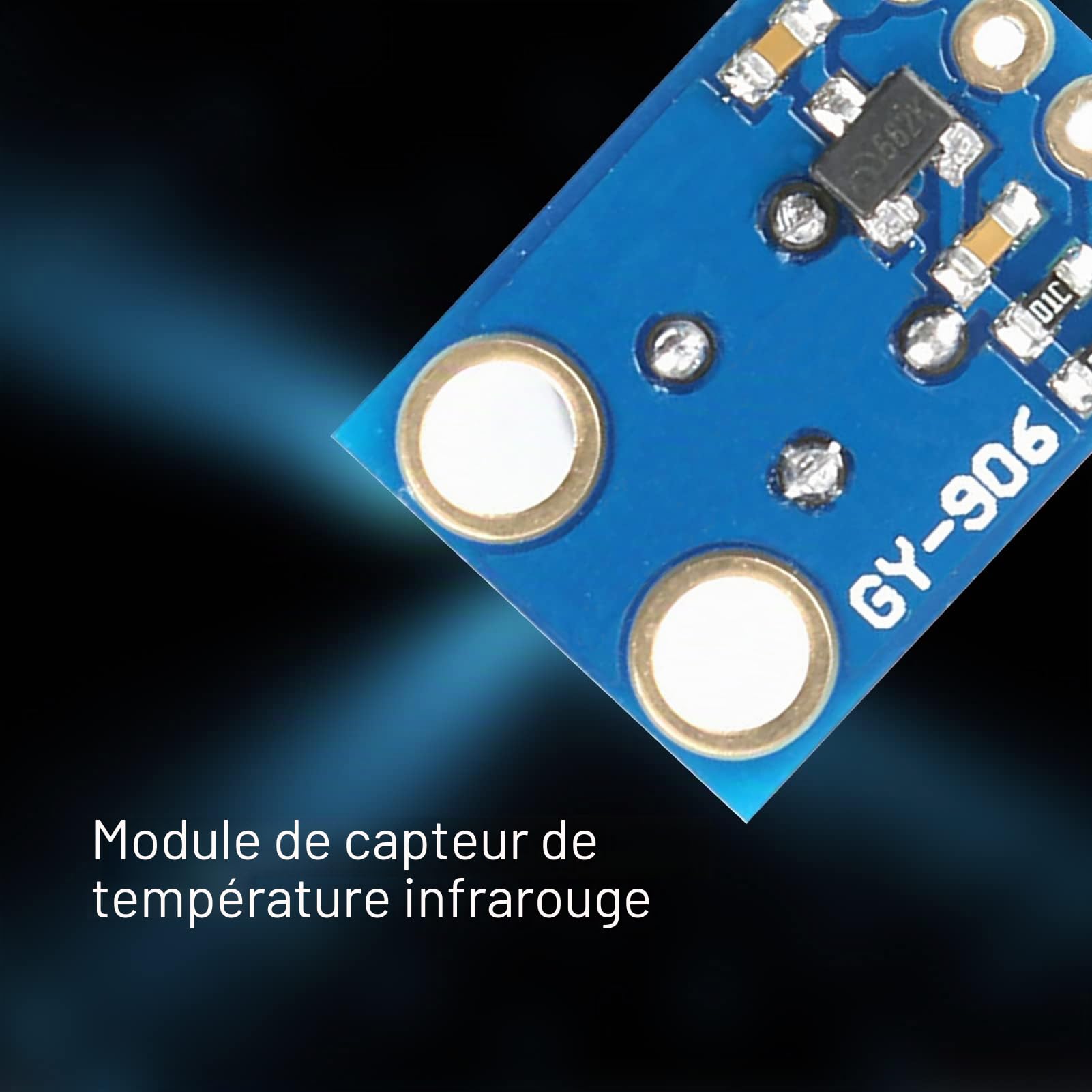Jadeshay Capteur de température MLX90614-DCI Module de capteur de température Infrarouge Longue Distance Bricolage PCB Composants électroniques