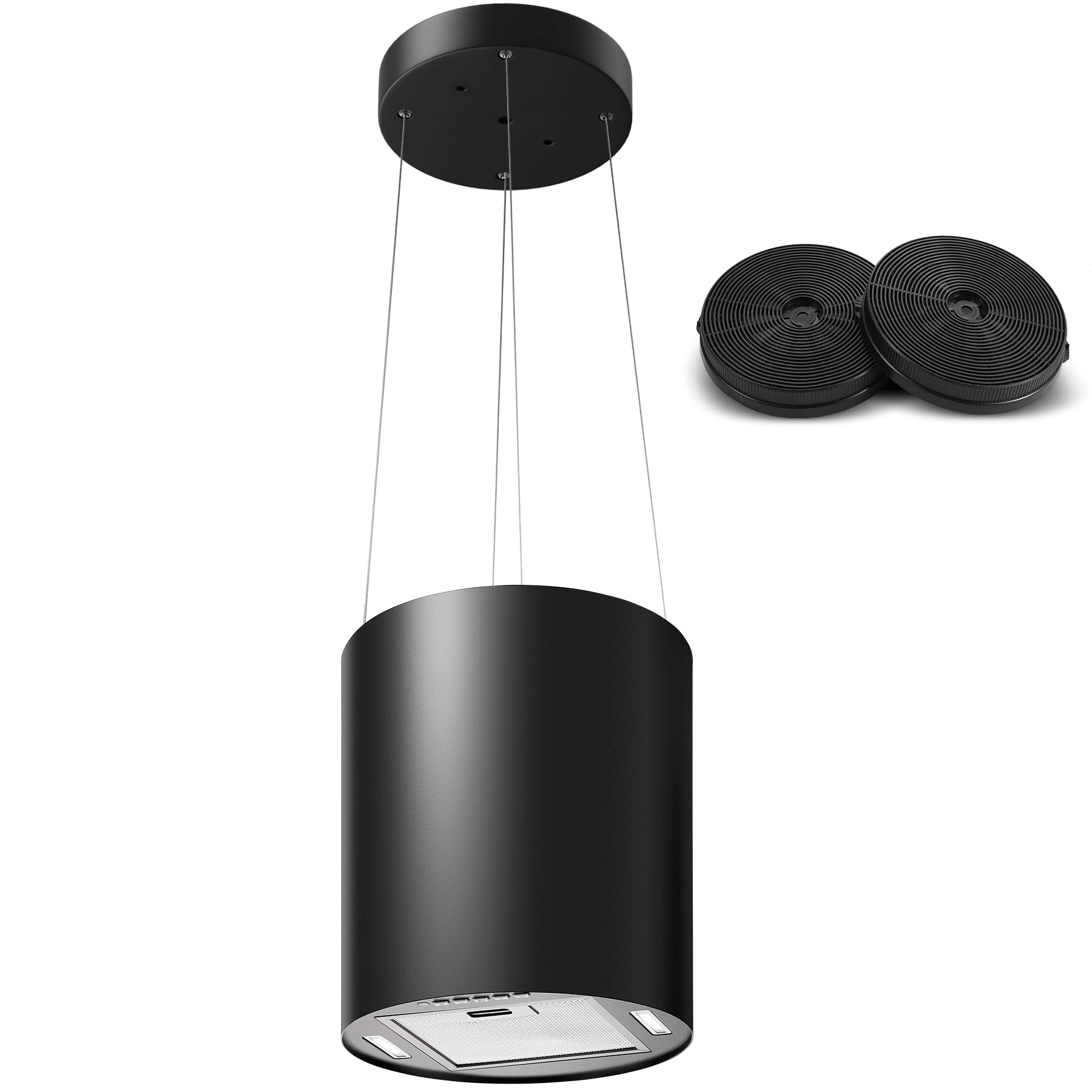 Cappa Aspirante A Isola SNDOAS 700 M³/h - Con Telecomando, LED E Filtro A Carbone, 35cm - Foto 7