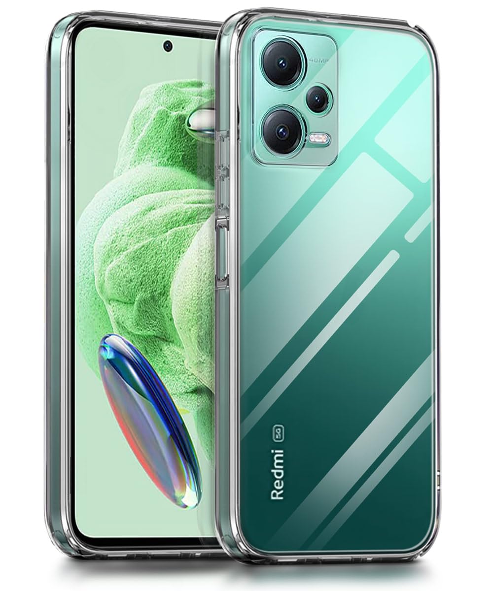 WOW IMAGINE Crystal Clear Transparent Back Case Cover for Redmi Note 12 5G | Poco X5 5G | Full Device & Camera Prorection Shockproof TPU Silicone Back Cover Case – Transparent (B0BSV881J1) Amazon Price History, Amazon Price Tracker