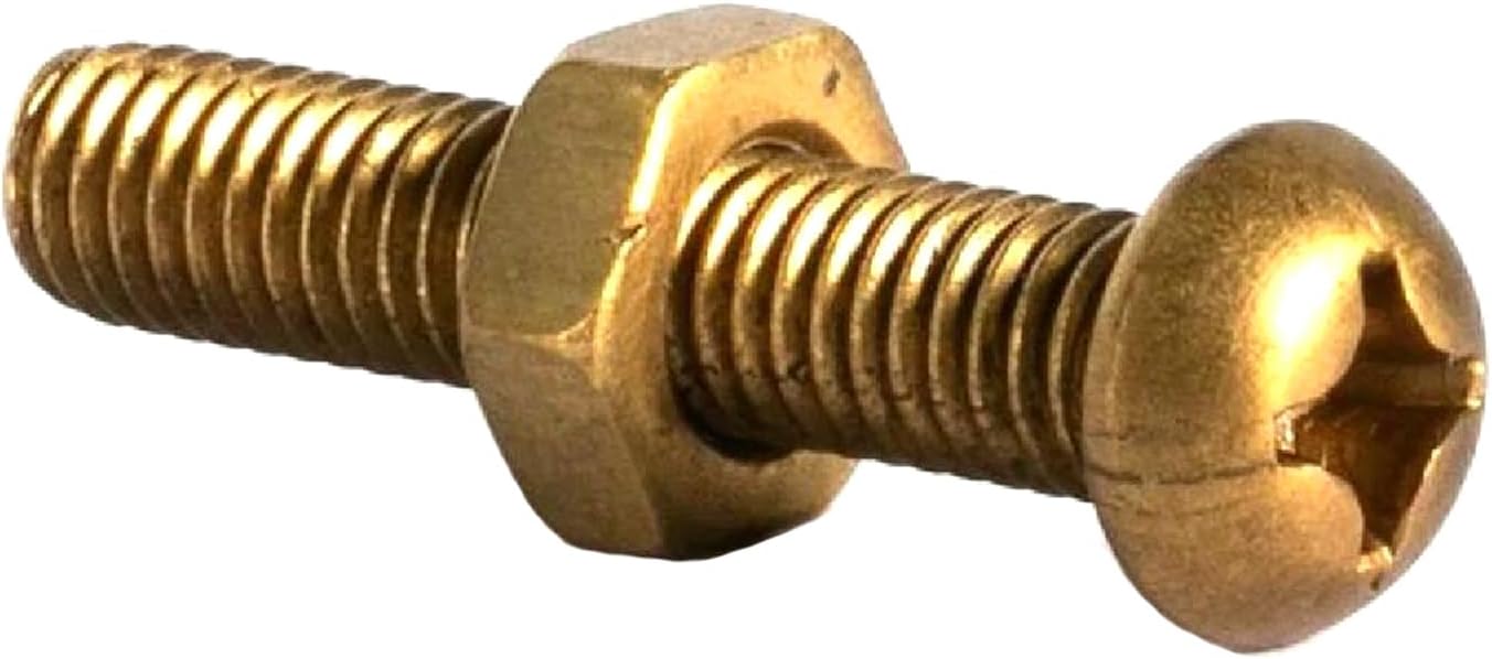 Long Socket Screws M2 M2.5 M3 M4 M5 M6 Brass Screw Cross Phillips Round Pan Head Hexagon Bolt, 5sets, M3x8mm(M5x45mm)