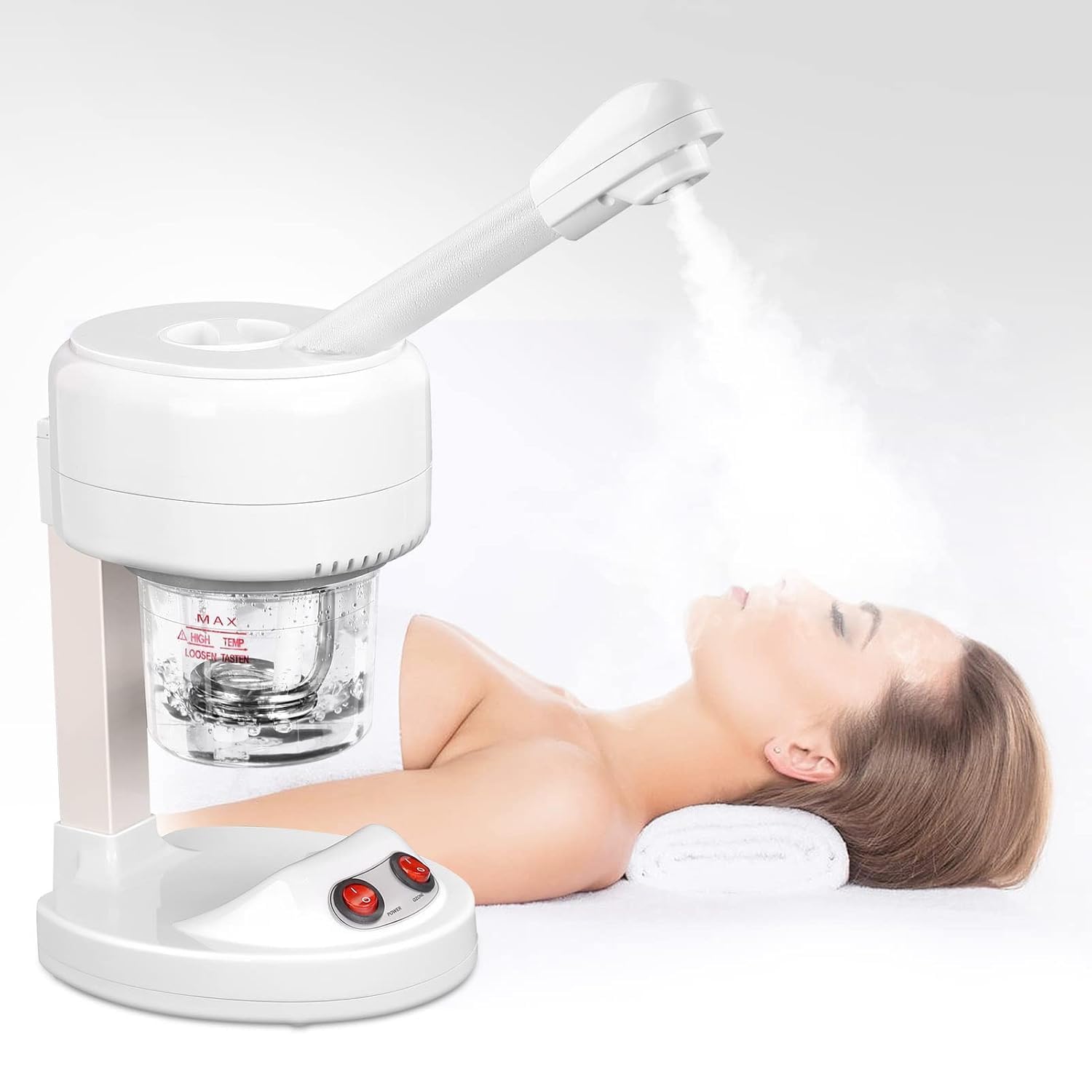 Nawilżający Parownik Do Twarzy, Nawilżający Spray, Nawilżający Parownik Do Twarzy, Obrotowy 360°, Dogłębne Oczyszczanie Twarzy. Osobiste Spa Do Pielęgnacji Skóry Twarzy