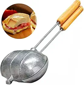 Forma sanduicheira aluminio pão frances misto bauru p sanduiche caseiro