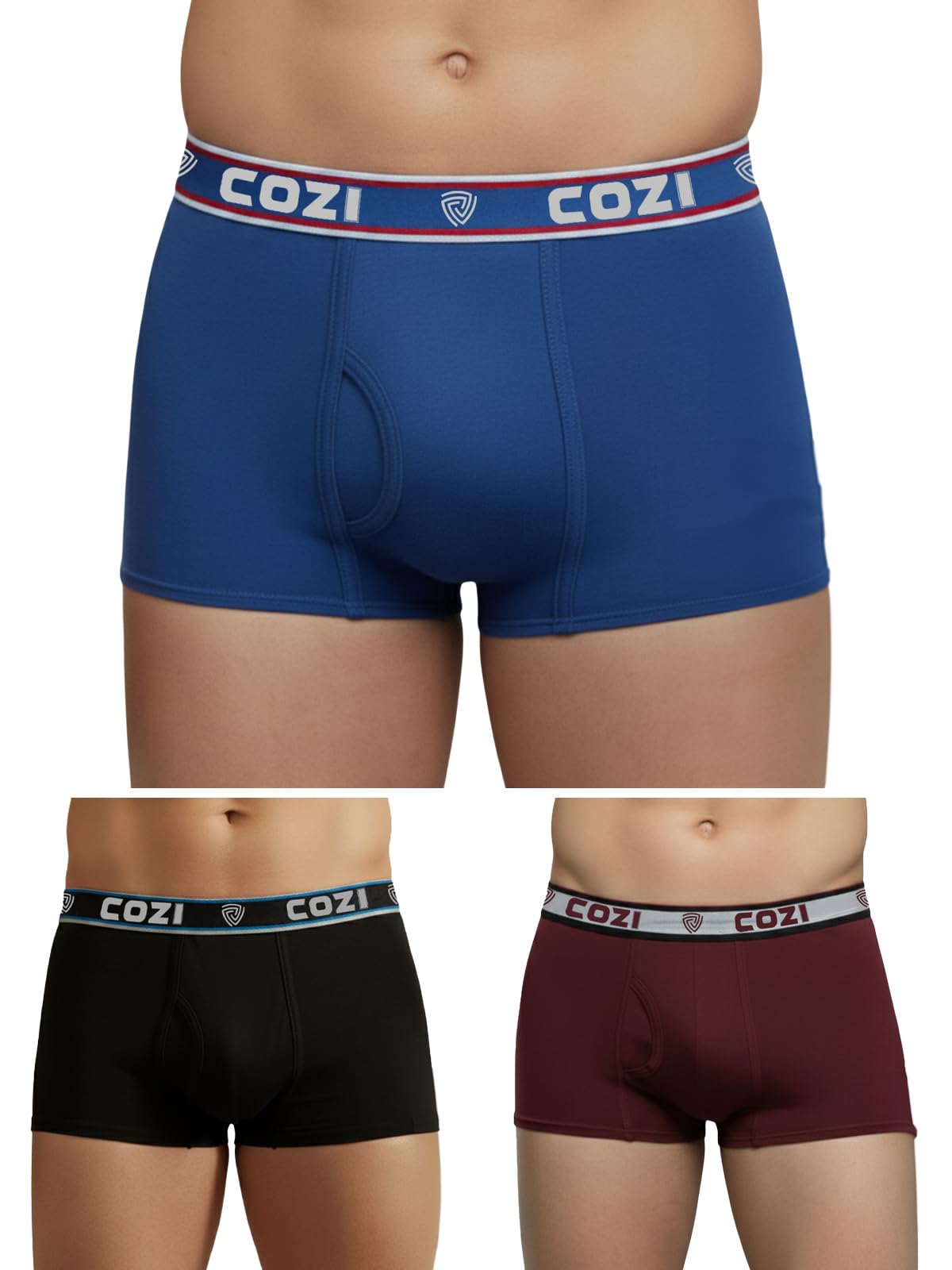 Men's Cotton Boxers (Pack of 3) (Color & Prints May Vary)