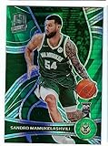 SANDRO MAMUKELASHVILI 2021-22 Panini Spectra #140 ASIA GREEN PRIZM PARALLEL Rookie RC San Antonio Spurs Basketball Card