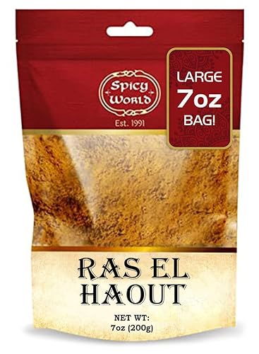 Miniatura 1 de Sazonador marroquí Ras El Hanout 7 onzas mezcla de especias premium para auténticos marinados y frotes