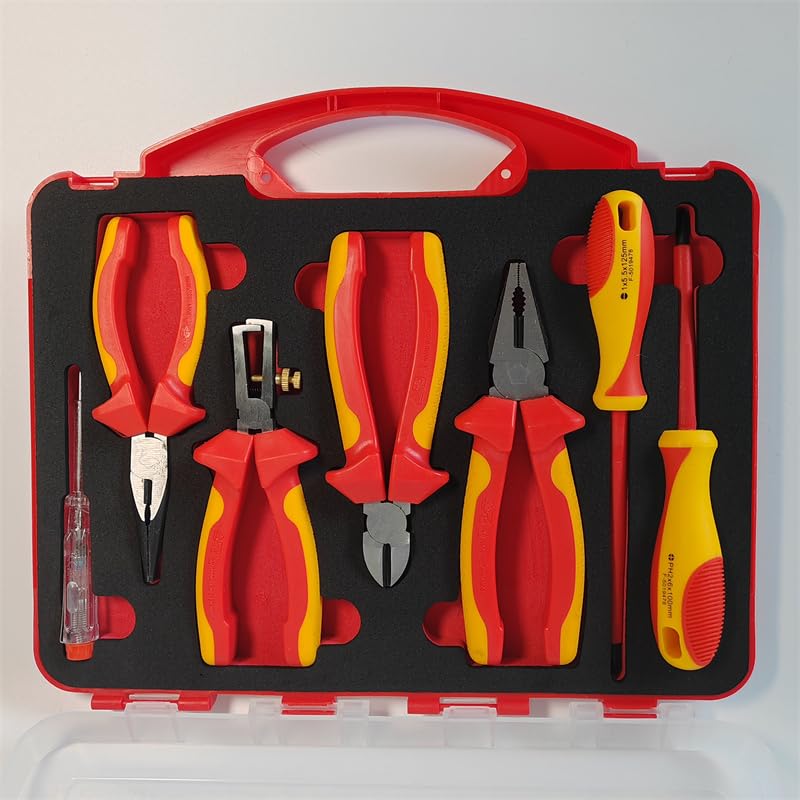 Kit de herramientas aisladas para electricista 7 piezas miniatura 3