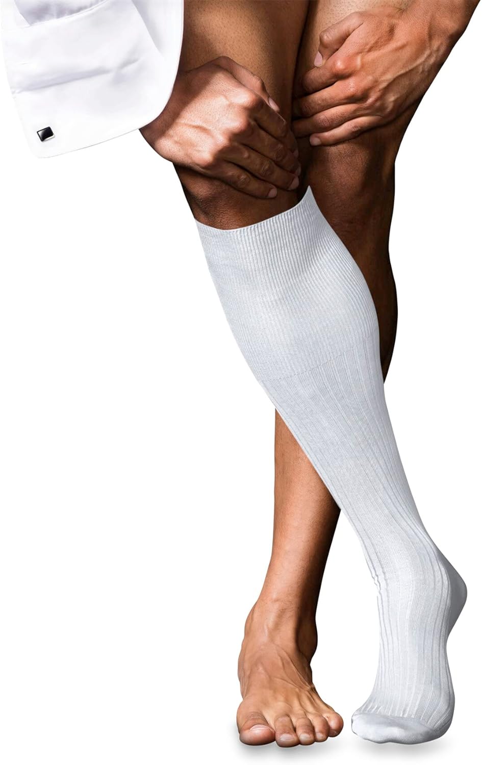 FALKE Men's No. 10 Knee-High Socks, Lightweight, Skin-Friendly, Pure Fil d´Écosse Cotton, Designer Stockings