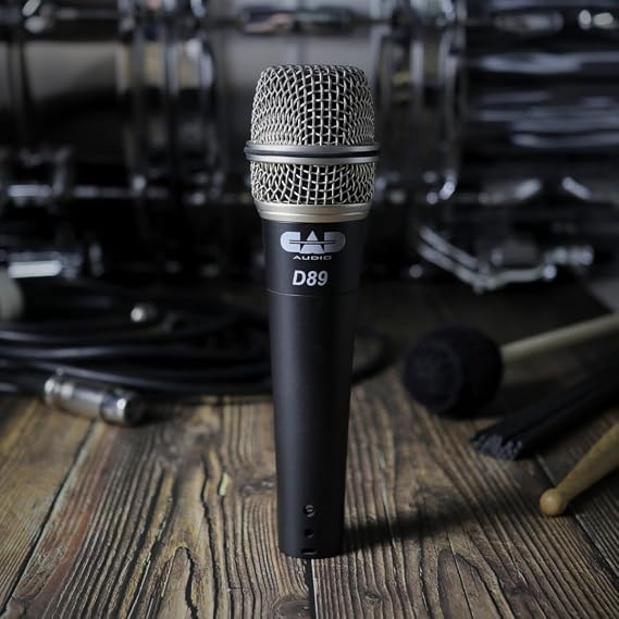 CAD Audio CADLive D89 Premium Supercardioid Dynamic Instrument Microphone