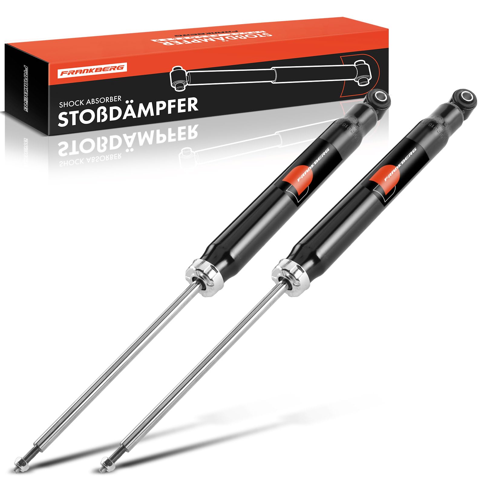 Frankberg 2x Shock Absorber Strut Rear Left Right 623mm Gas pressure Compatible with K.u.g.a II DM2 K.u.g.a II Van Replace# 1704260, 349106