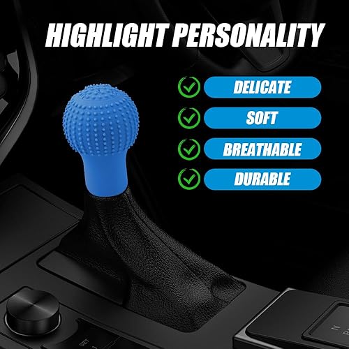 Miniatura 61 de Funda para pomo de palanca de cambios de automóvil, accesorios de protección para automóvil, protector de palanca de cambios de automóvil, funda