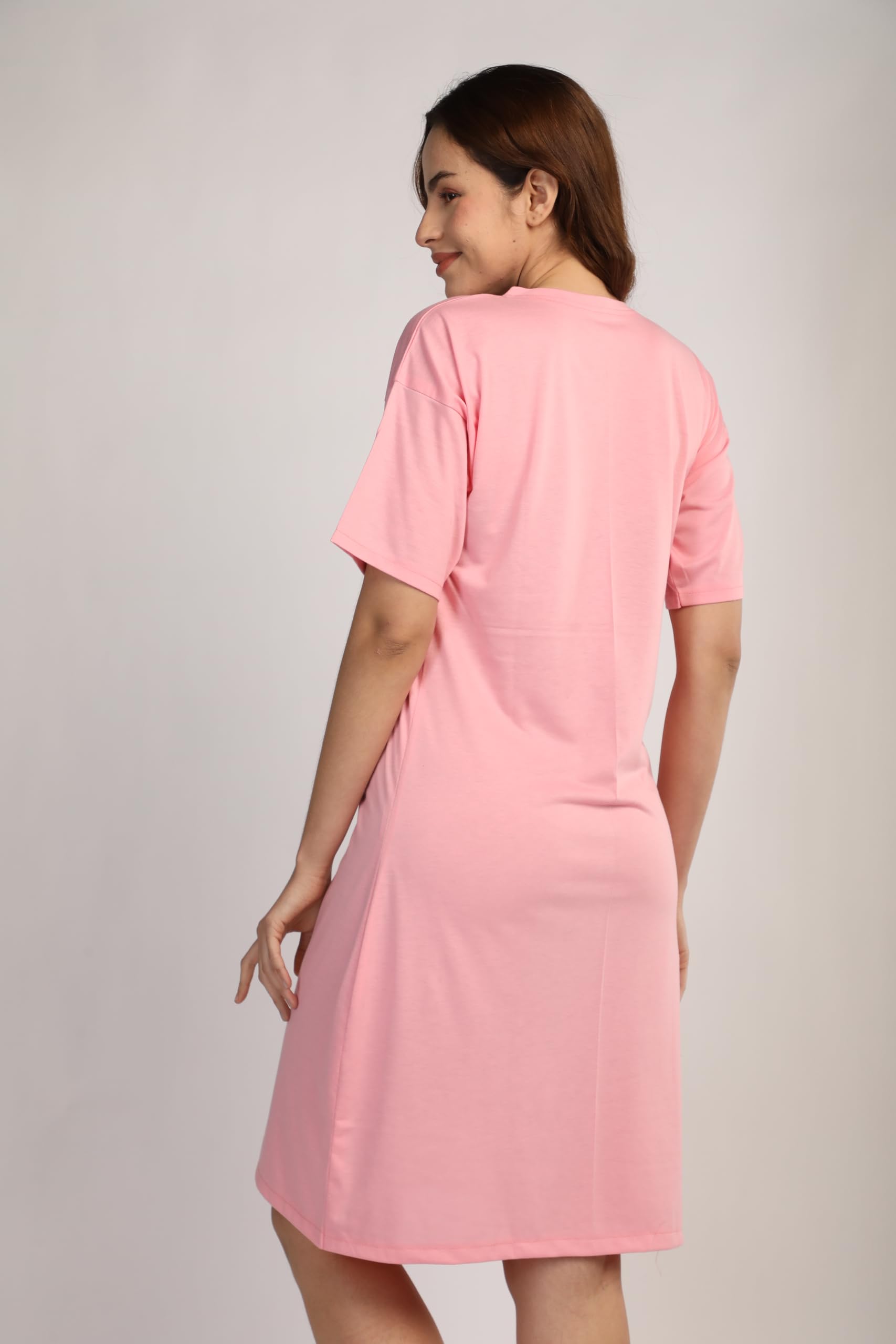 Duchess Mom T-Shirt Dress | Night Dress | Loose Fit | Pre and Post Pregnancy - Image 2 thumbnail