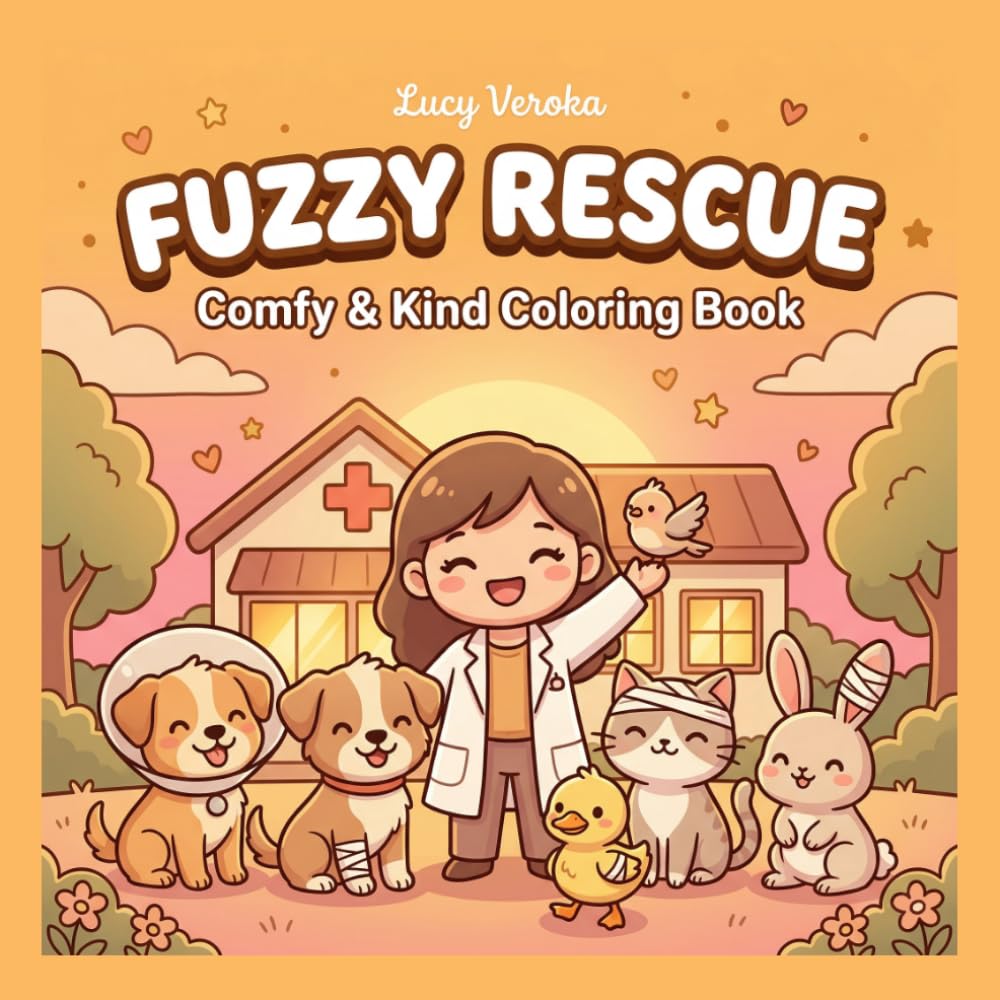 Fuzzy Rescue • Lend a Paw with this Comfy & Kind Coloring Book for Cozy Evenings And Warm Hearts