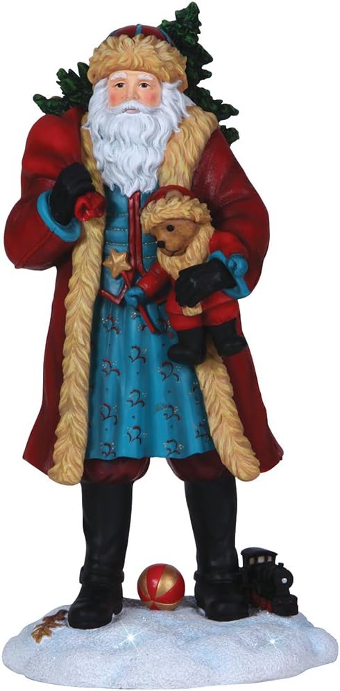 Pipka, Christmas Gifts, “Santa And Teddy”, Limited Edition Resin Sculpture, #7141208