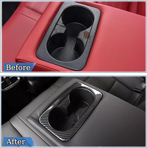Miniatura 3 de MUXEE Soporte trasero para tazas de agua, material de decoración para Kia Forte K3 2019 2020 2021 2022 2023 - Accesorios interiores deportivos de