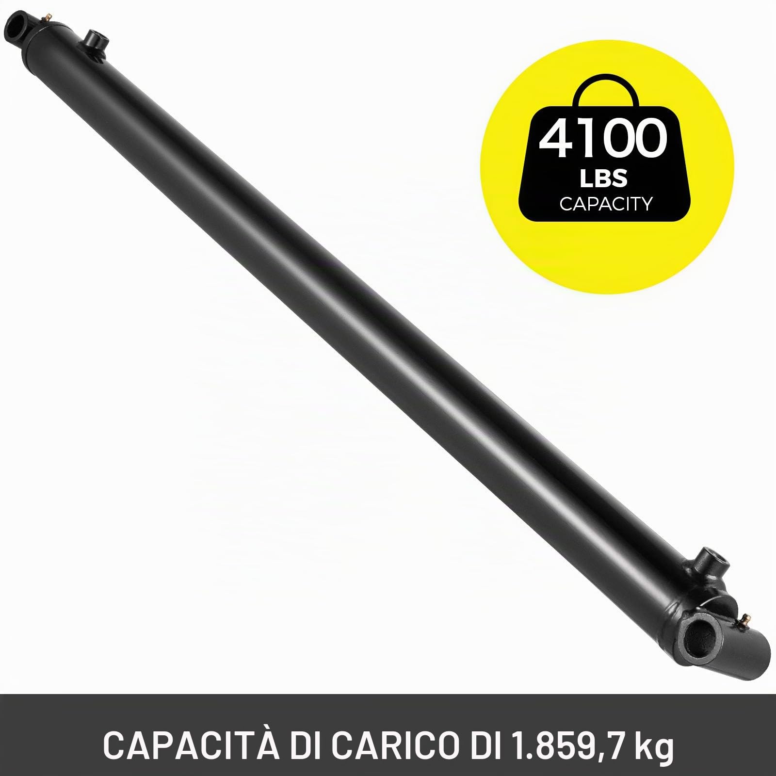 VEVOR Cilindro idraulico 2" Alesaggio 36" Corsa Cilindro idraulico a pistone Cilindri idraulici 3000psi Tubo incrociato saldato a doppio effetto Cilindro di sollevamento idraulico