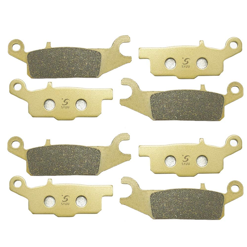 Plaquettes Frein Fibre Cuivre Yamaha Raptor 700 - Avant/arrière, Compatible 2013-2023, Haute Résistance - 2