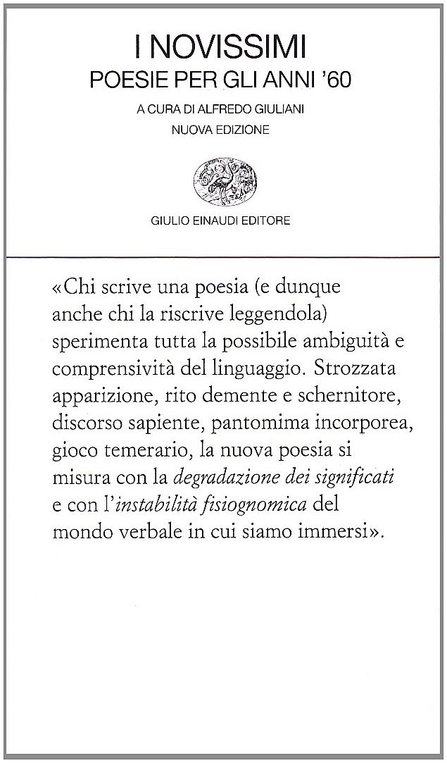 I Novissimi. Poesie Per Gli Anni Sessanta - 4