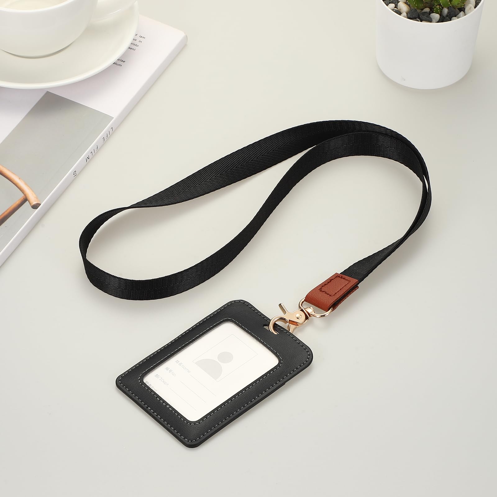 PATIKIL Key Lanyard, Modern Neck Lanyards Strap ID Badges Holder - Image 4