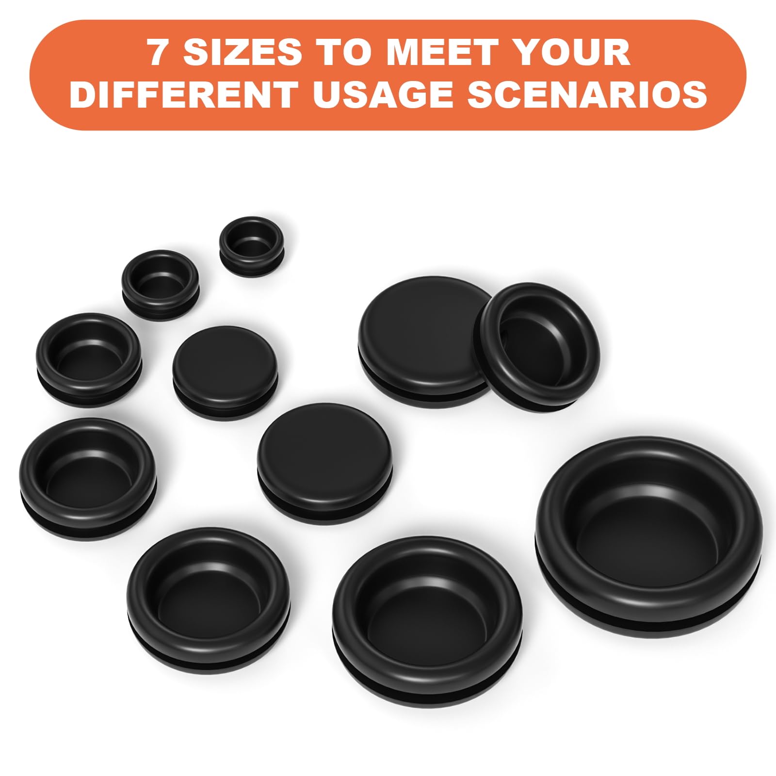 280 PCS Rubber Grommet Kit - Protect Your Wiring -9