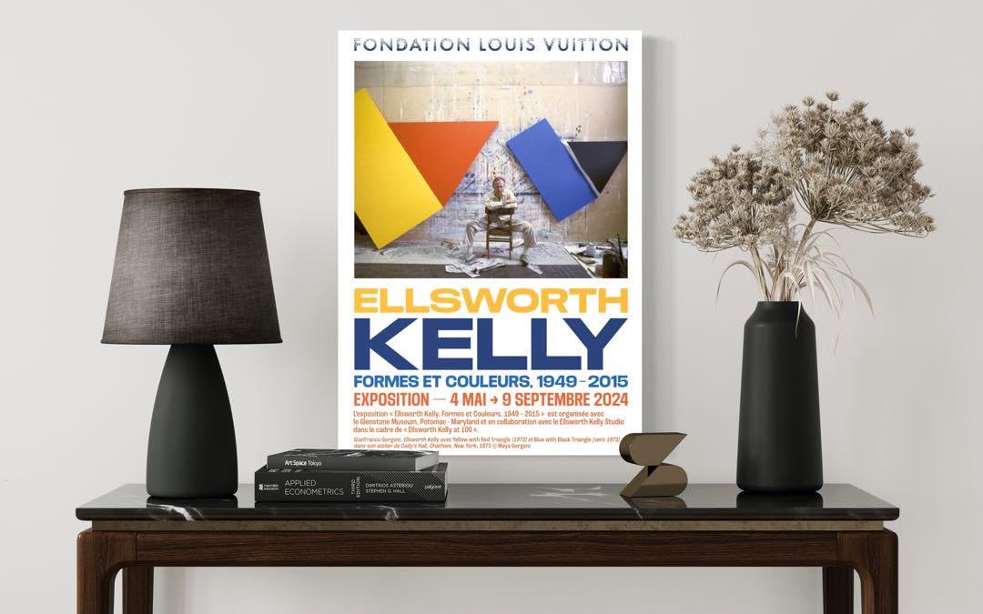 アートポスター エルズワース・ケリー エキシビジョンポスター アートポスター エルズワース・ケリー エキシビジョンポスター