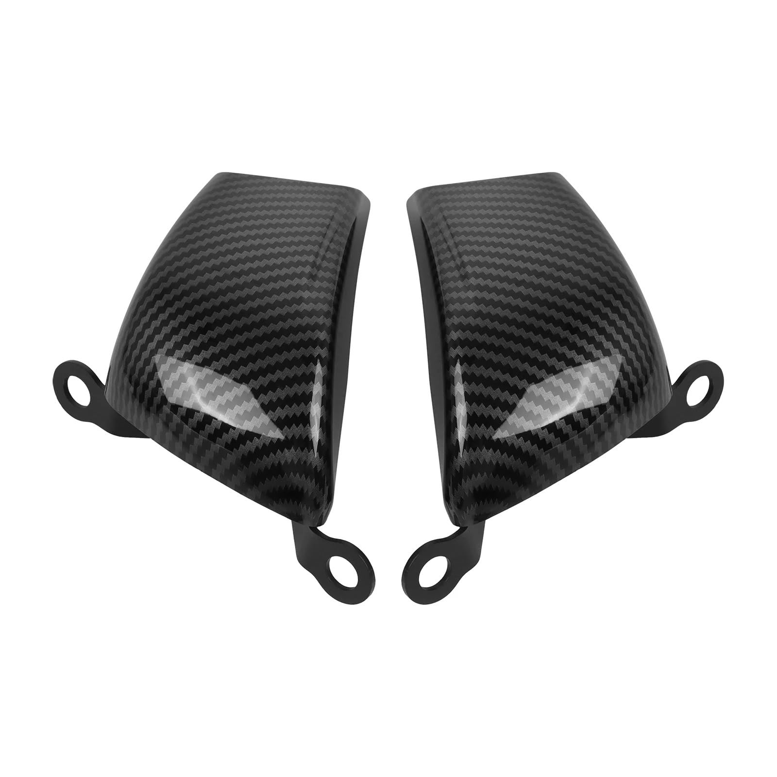 Refrigeración de Pinza de Freno Cubierta Protectora del radiador para la Pinza de Freno de Aire y refrigeración, Compatible con Ducati Panigale V4 V4S/R Streetfighter V4 V4S(Glossy Black)