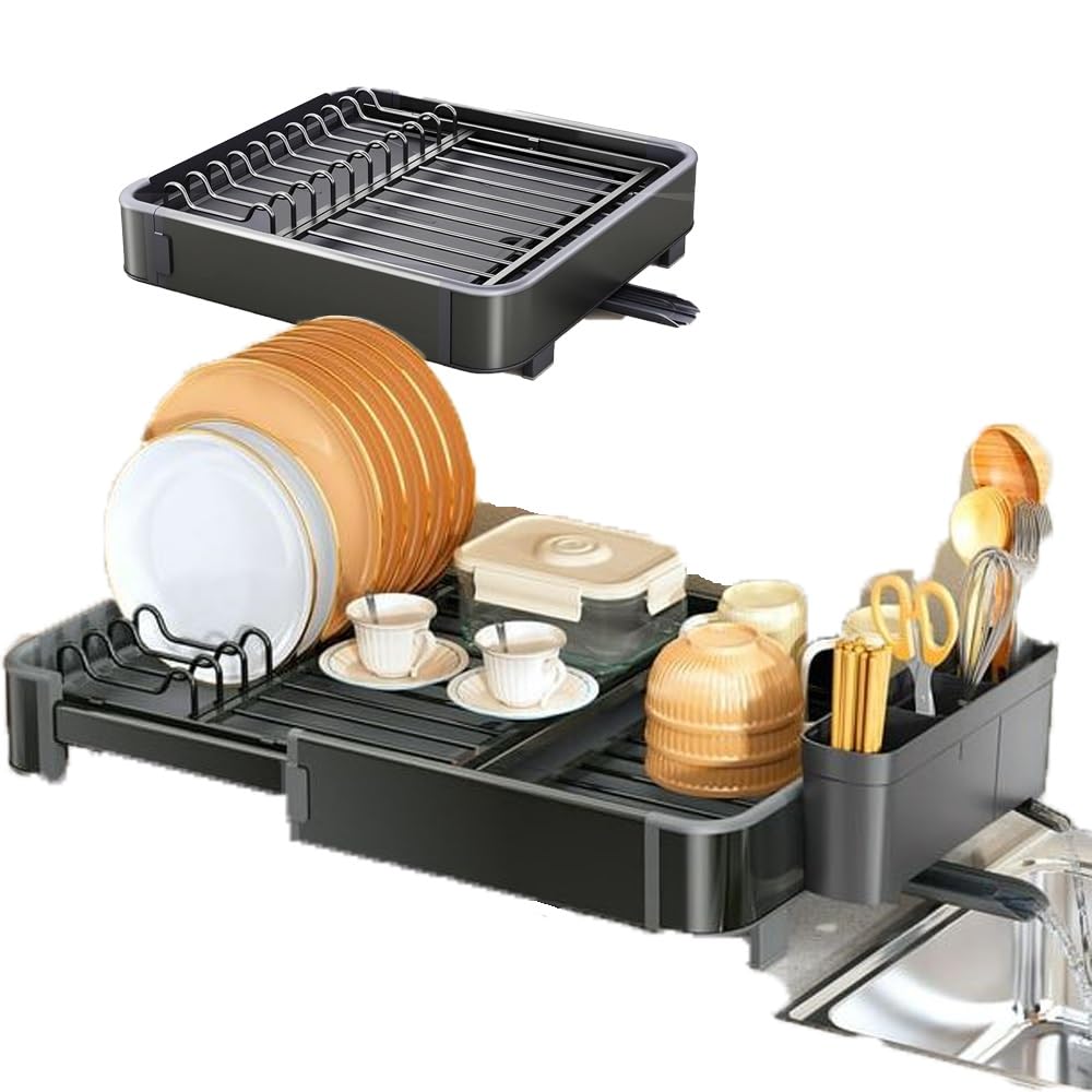 See full amazon price history chart for Rhyhorn Over The Sink Dish Drying Rack, 2-TierDish Drainer with Cutting Board Holder, Large Dish Rack for Kitchen Counter Organizer Space Saver (RACK-0188) Rhyhorn Over The Sink Dish Drying Rack, 2-TierDish Drainer with Cutting Board Holder, Large Dish Rack for Kitchen Counter Organizer Space Saver (RACK-0188) (B0D73MN5LD) Amazon Price History, Amazon Price Tracker