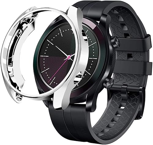Compatible for Huawei Watch GT 2 42mm 46mm Smart Watch Screen Protector Case All Around Bumper Scratch Proof Waterproof Shockproof Protector Cover